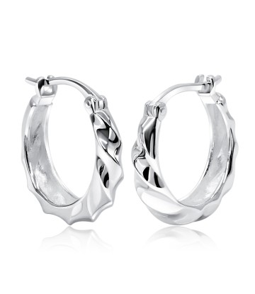 Appealing Silver Hoop Earring HO-2511